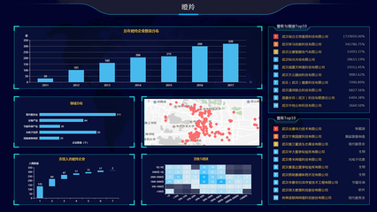2018年7月東湖高新區(qū)創(chuàng)新創(chuàng)業(yè)大數(shù)據(jù)全景展示